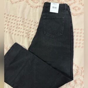 Garage Black Wide Leg Jeans
